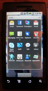 The "Social" folder on my homescreen.