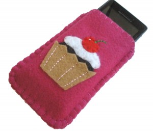 Fuscia Cupcake Sleeve