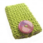 Bright Green Cell Phone Cozy