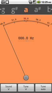 gStrings main screen
