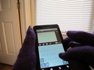 Typing with Touch Gloves