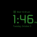 Droid Dock screensaver mode